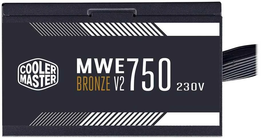 „Cooler Master“ MWE Bronze 750W V2 maitinimo šaltinis - 230V 80+ Bronze