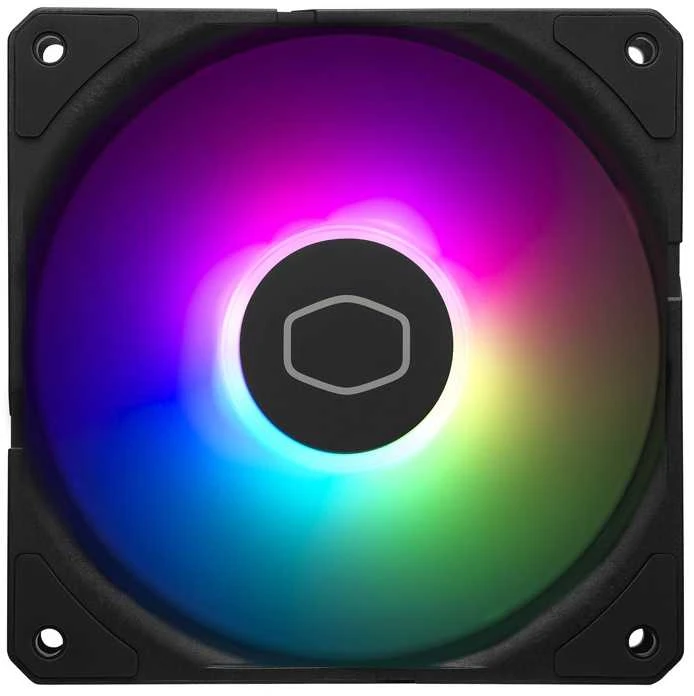 „Cooler Master Cooler Master SickleFlow Edge 120 ARGB“ ventiliatorius (juodas)