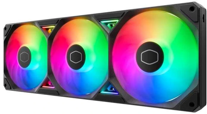 „Cooler Master Cooler Master SickleFlow Edge 360 ARGB“ ventiliatorius (juodas)