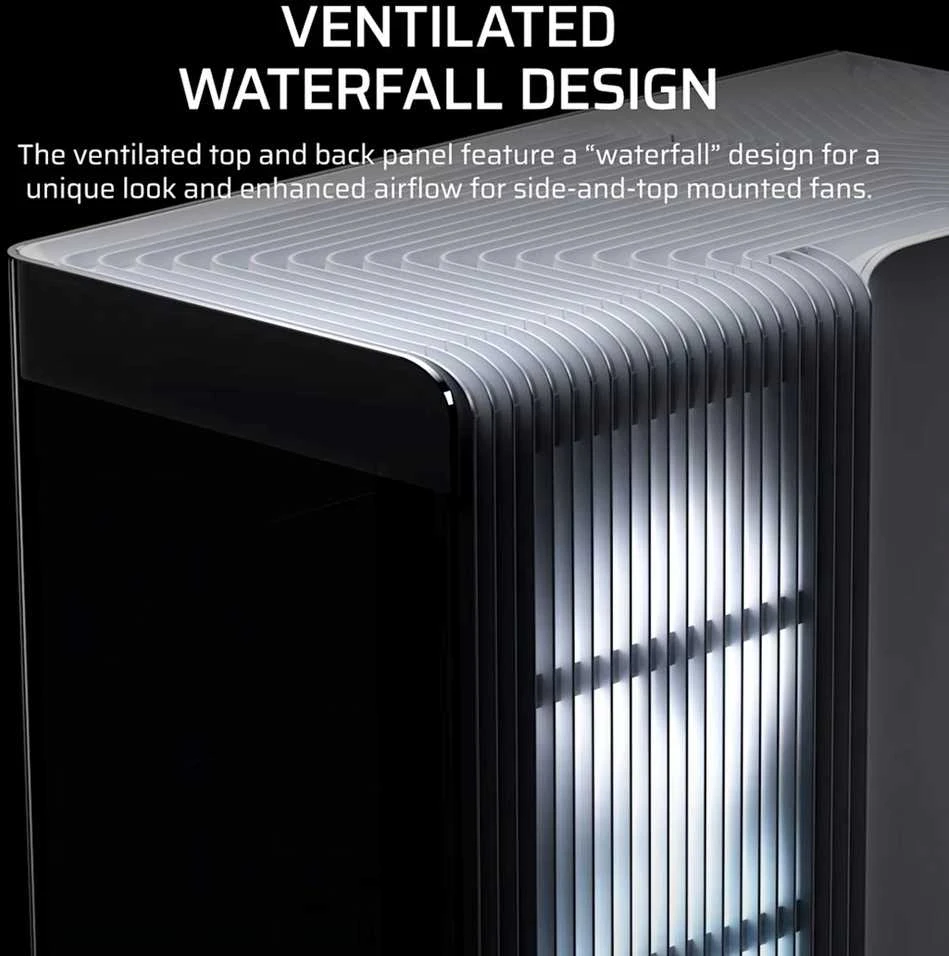 „Corsair FRAME 4500X LX-R RGB“ kompiuterio korpusas, vidutinio dydžio bokštas, E-ATX, grūdintas stiklas – Baltas