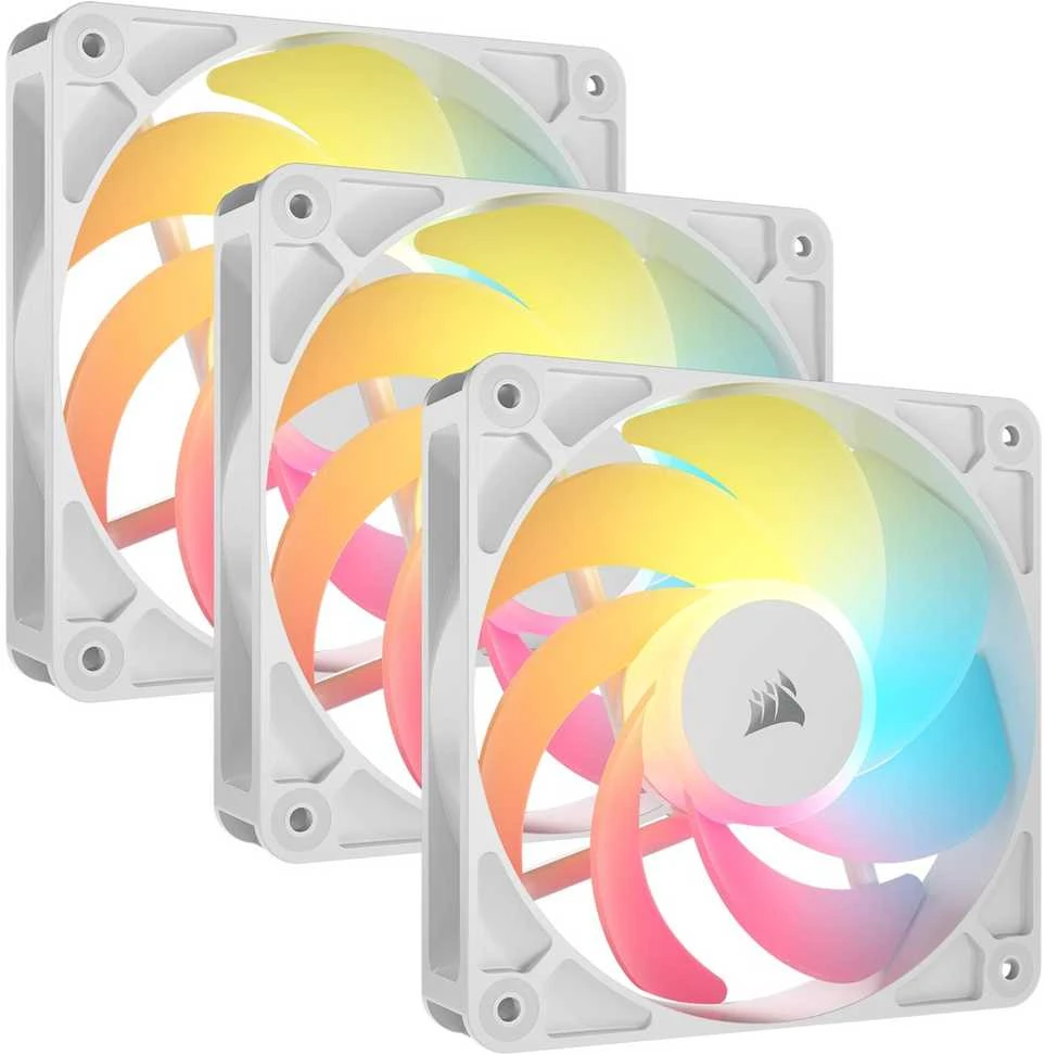 Corsair ventiliatorius 120*120*25 RS120-R Baltas ARGB