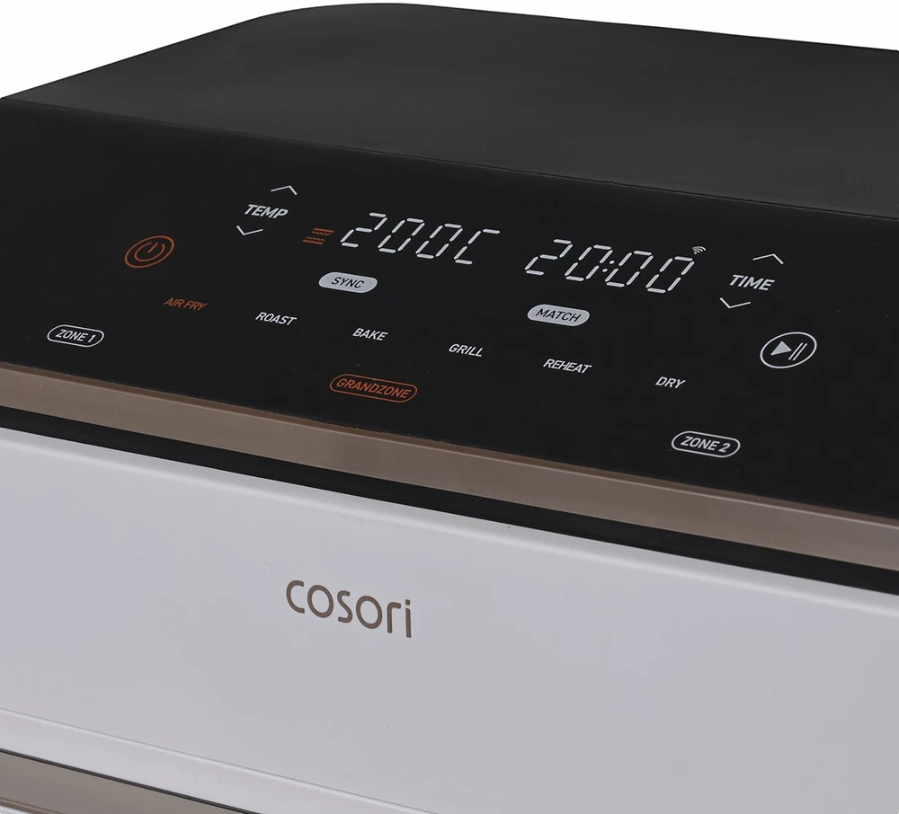 Cosori 1895375 dviguba 10 l autonominė 2800 W karšto oro gruzdintuvė Baltas