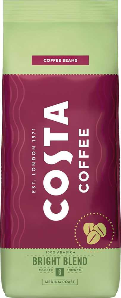 Kavos pupelės COSTA COFFEE, Bright, 1kg