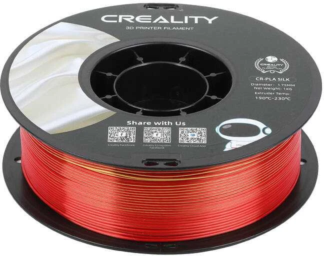 Creality CR-PLA Silk - 1.75mm - 1kg - Auksinė raudona