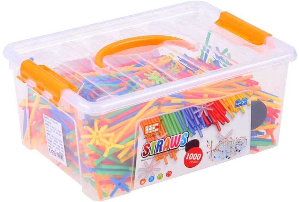 Jokomisiada Kūrybiniai vamzdžių lazdelių blokai 1000-PCS