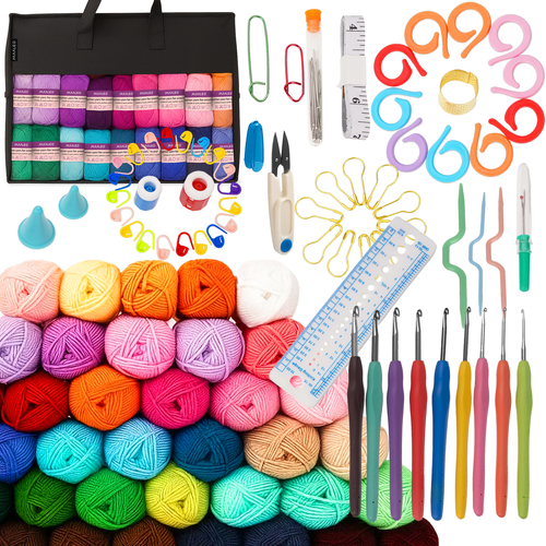Crochet set 113pcs Maaleo 25885