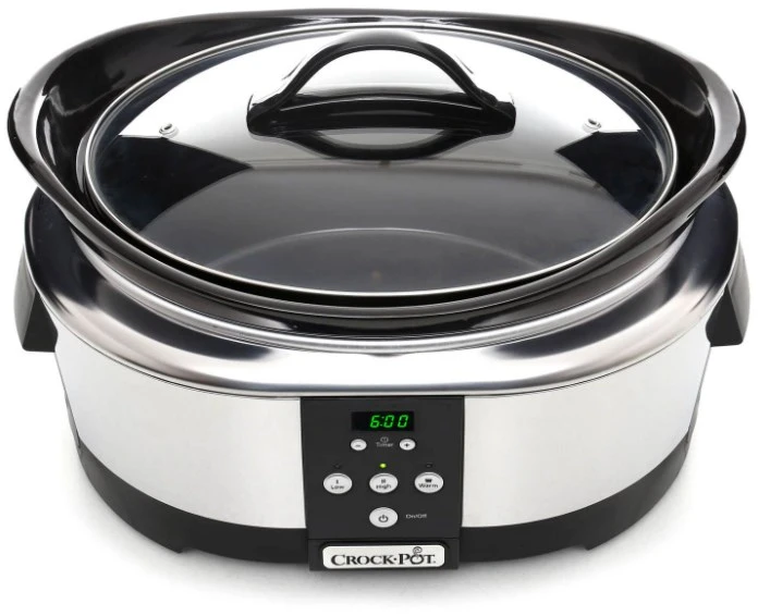 Crock Pot Crock-Puodas SCCPBPP605-050 5,7 litro lėta viryklė (chromuota)