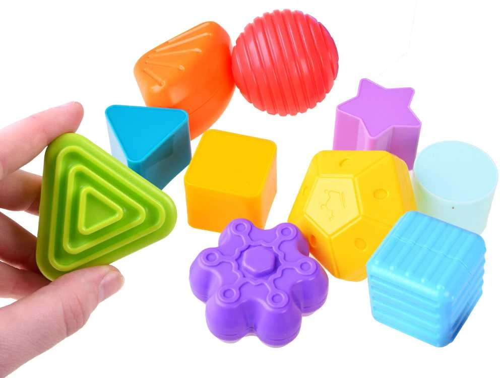 Jokomisiada „Cube Sorter“ žaislas kūdikio trintukui