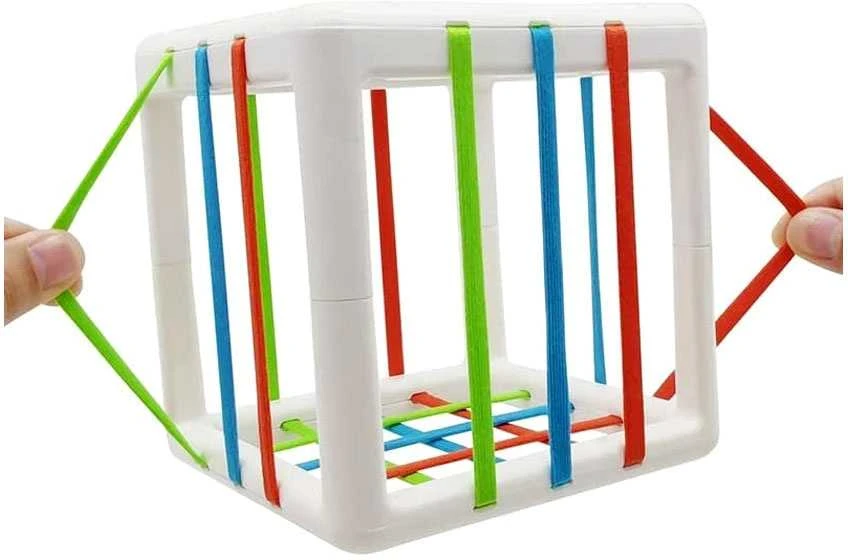 Jokomisiada „Cube Sorter“ žaislas kūdikio trintukui