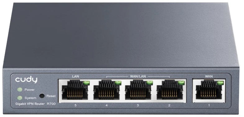 Maršrutizatorius - Cudy Gigabit Multi-WAN VPN 128MB Pilkas