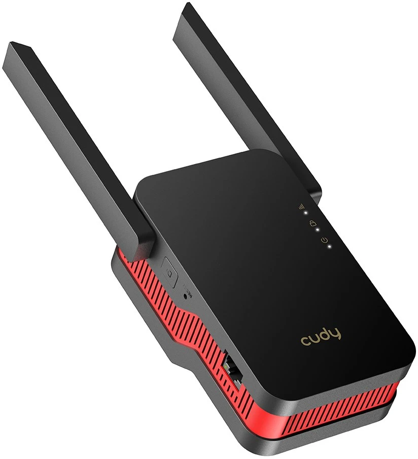 Wi-Fi Stiprintuvas - Cudy RE3000 2400-5000 MHz 574/2402 Mbit/s Raudonas/Juodas