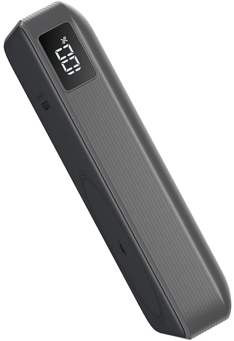 Cuktech WPB100 10000 mAh Qi2 magnetinė išorinė baterija 30W su stovu – juoda