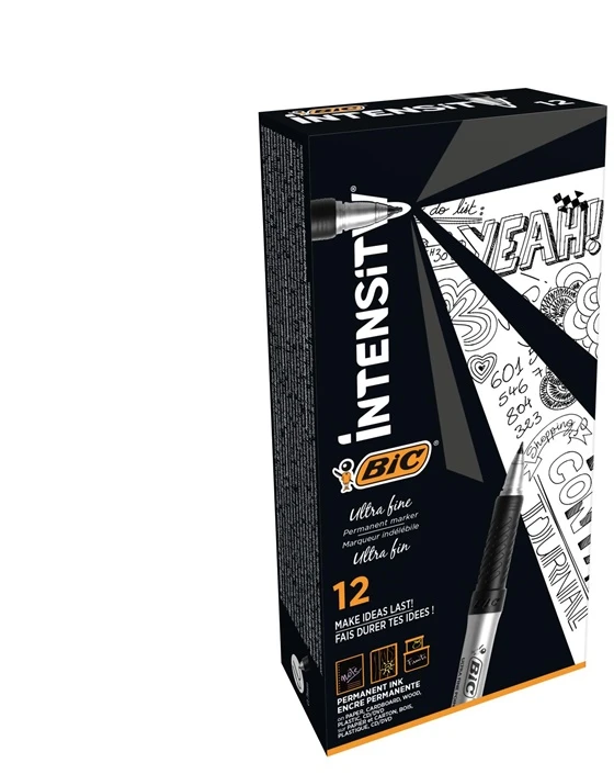 Bic Permanentinis žymeklis CD/DVD juodas, 1 vnt. 315310