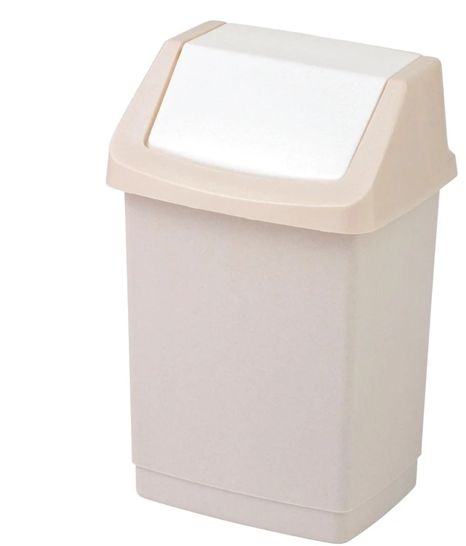 Šiukšliadėžė Curver, smėlio ruda, 15 l, 235 x 235 x 438 mm