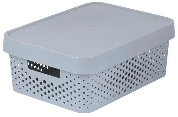 Daiktadėžė CURVER, 11 l, pilka, 36×27×14 cm