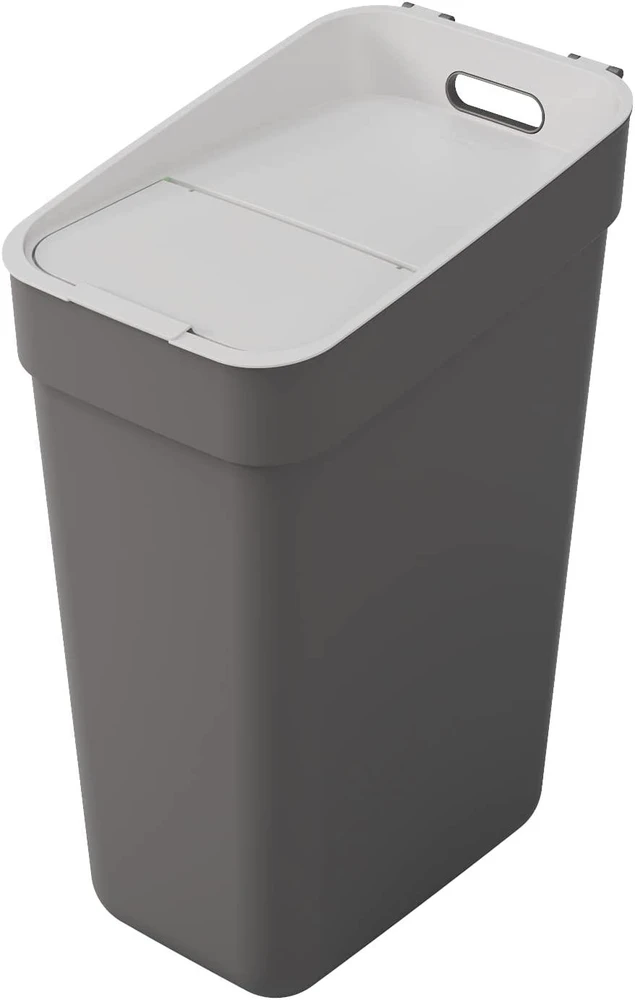 Rūšiavimo šiukšliadėžė CURVER, 30 l, antracito sp.