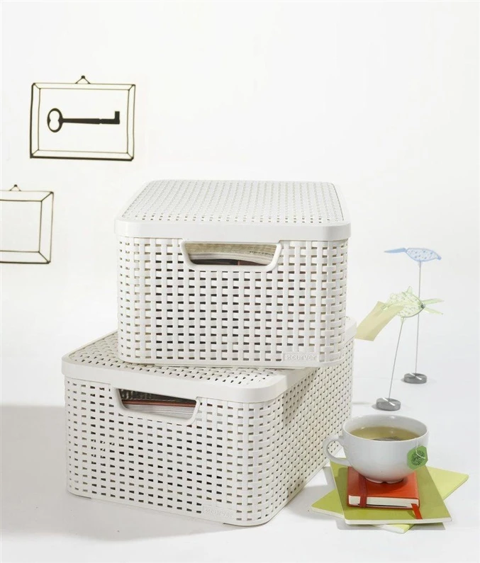 Daiktadėžė CURVER, 6 l, kreminė, 29,1×19,8×14,2 cm