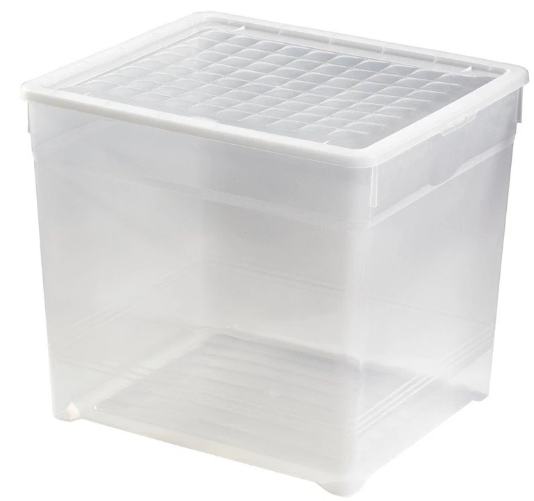 Daiktadėžė CURVER, 33 l, skaidri, 39,5×34×34,3 cm