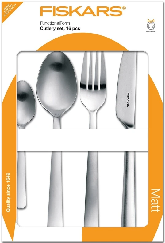 Fiskars FF Cutlery set matt 16pcs