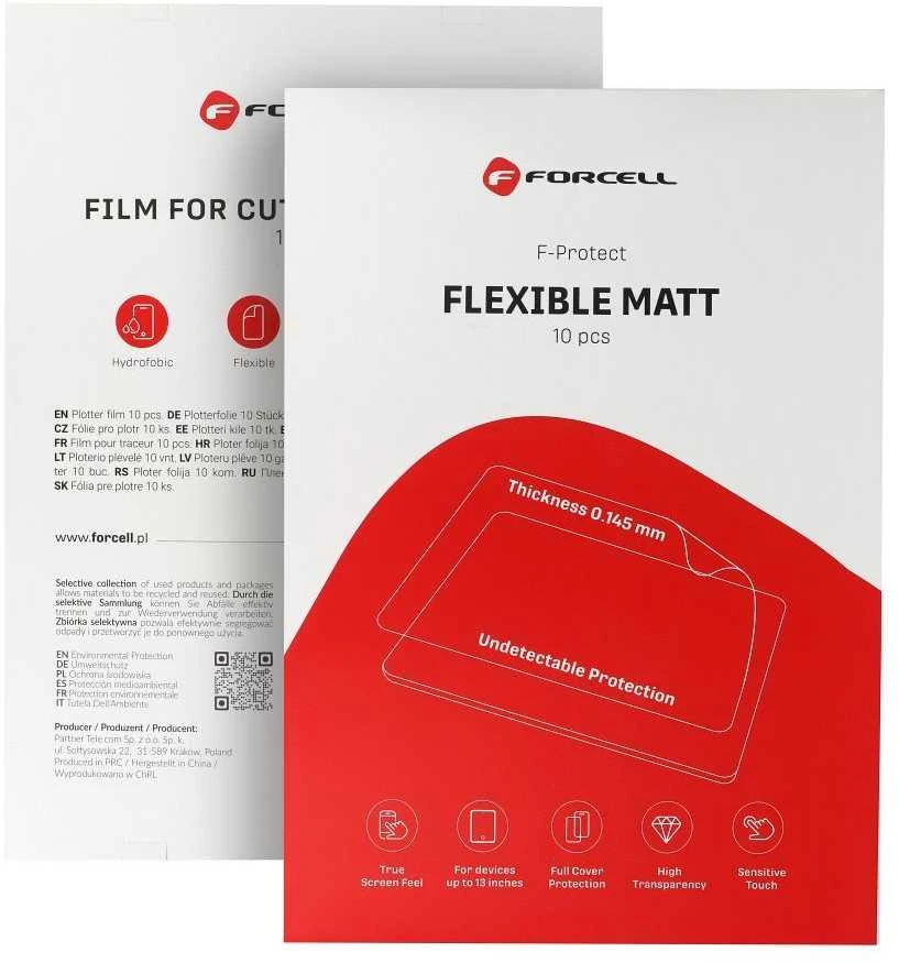 Cutting filmas for cutting machine Forcell F-Protect Flexible Planšetė Matinis for tablets max 13" 10 pcs