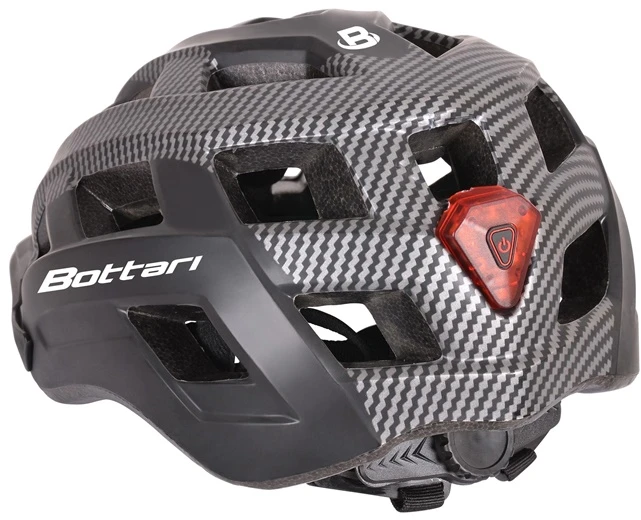 Dviratininkų šalmas Bottari 94004GB, juodas/pilkas, L/XL