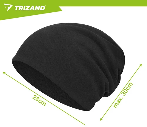 Czapka zimowa- juoda Trizand