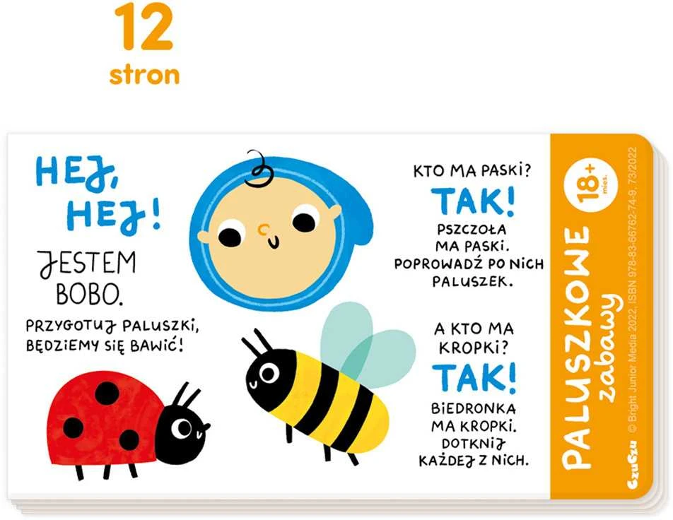 CzuCzu book Finger games 18m+ ZA4592