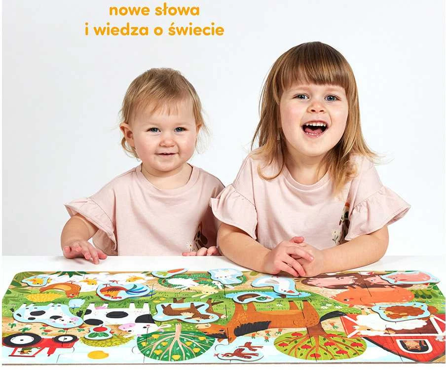 Dėlionė CzuCzu Cheerful puzzle Village Animals 24 pieces ZA5548
