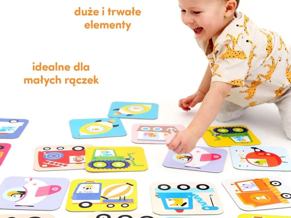 CzuCzu Duuuże Memory Vehicles mokomasis žaidimas ZA4074