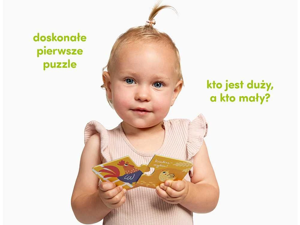 Dėlionė CzuCzu Farm Animals Puzzle for a pair 18m+ 7 puzzles ZA5553