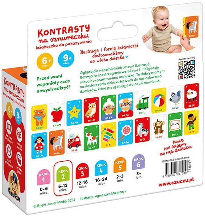 CzuCzu Kontrastai ant stygos 6m+ 9m+ knyga, skirta rodyti ZA5550
