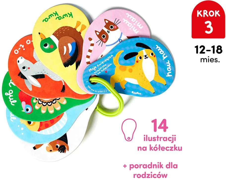 CzuCzu Mano augintiniai 12m+ knyga ant žiedo ZA5552