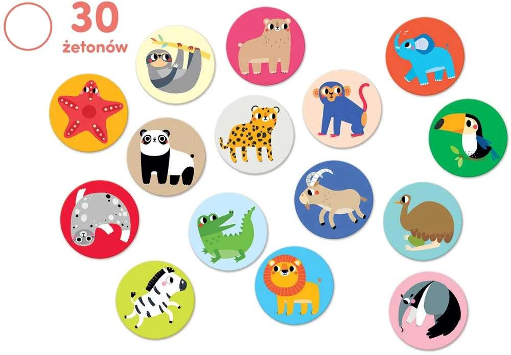 Dėlionė CzuCzu Memorki WILD ANIMALS atminties žaidimas ZA4046
