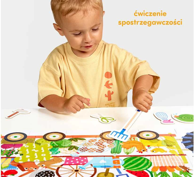 Dėlionė CzuCzu Moto puzzle Tractor moto puzzle for children 24 pieces ZA5555