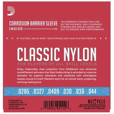 D'Addario EJ27H - classical guitar strings (29–45)