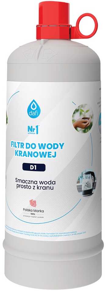 Dafi FLOW COMFORT D1 filtravimo sistema + ALTO filtruoto vandens čiaupas juodas