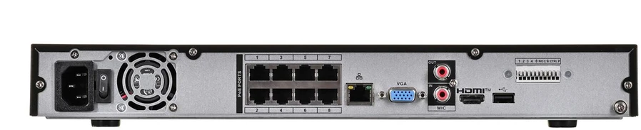 IP REGISTRATORIUS NVR4208-8P-4KS3 8 KANALŲ, 8 PoE DAHUA
