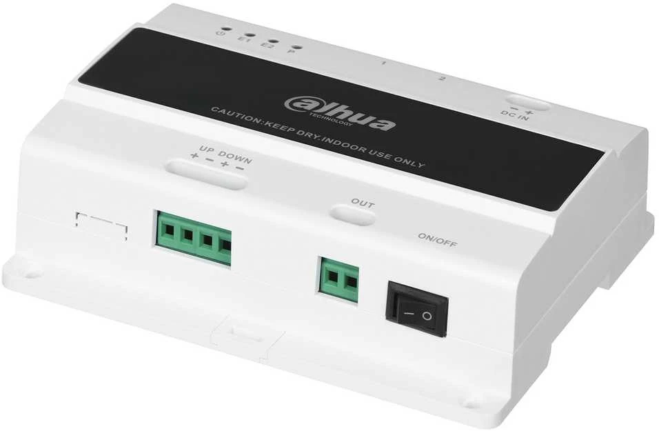 Dahua Technology Co Tinklo valdiklis skirtas dviejų laidų domofonų sistemai pajungti VTNS2003B-2