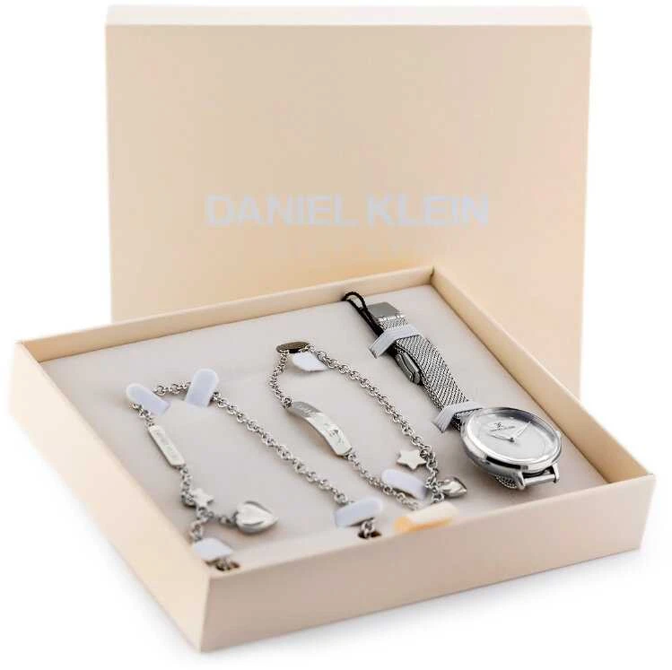 Laikrodis moterims DANIEL KLEIN DK13022-1 komplet prezentowy (zl515a)