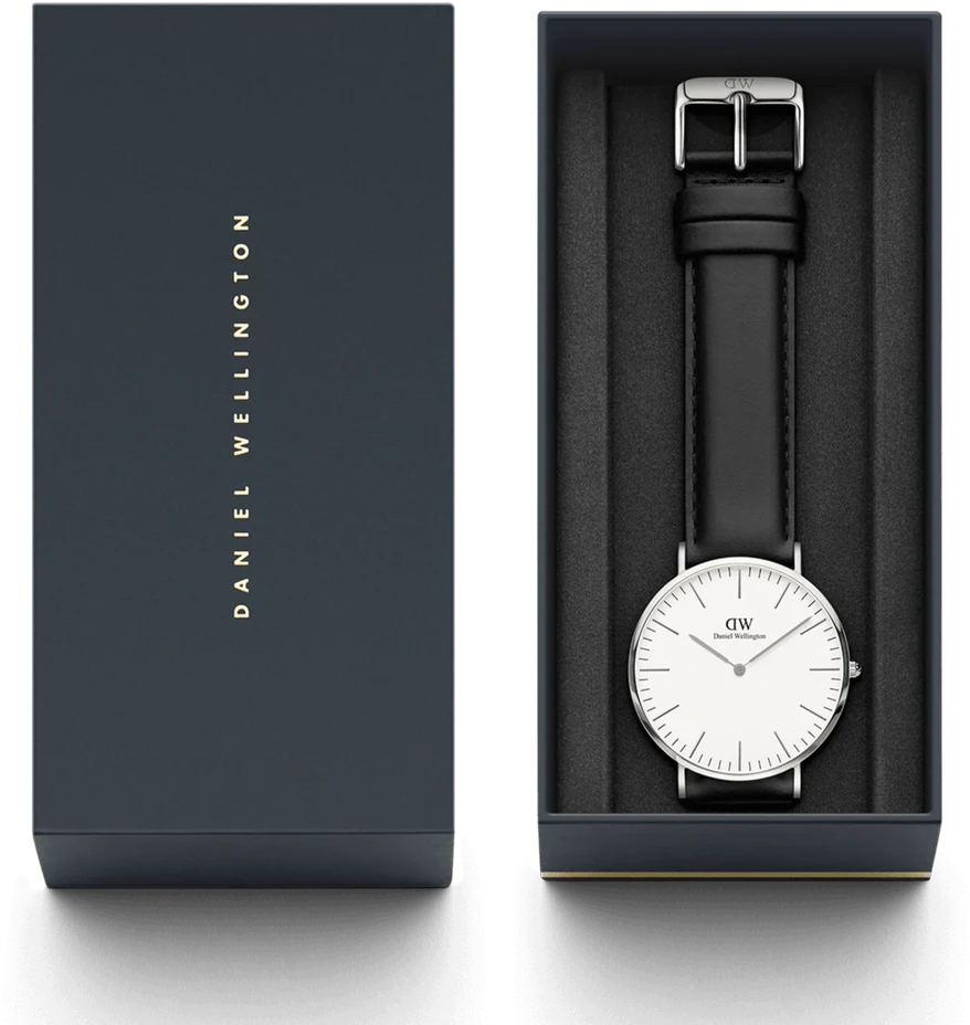 DANIEL WELLINGTON Classic Sheffield DW00100020 VYRIŠKAS LAIKRODIS + DĖŽUTĖ