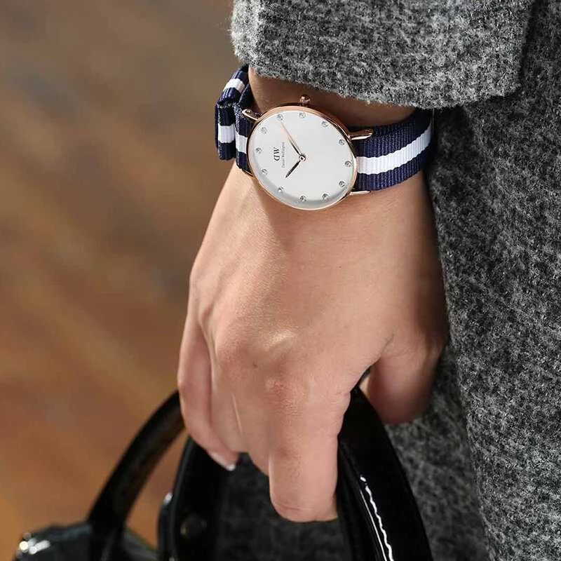 Laikrodis DANIEL WELLINGTON Glasgow Ladies' Watch DW00100078 + BOX