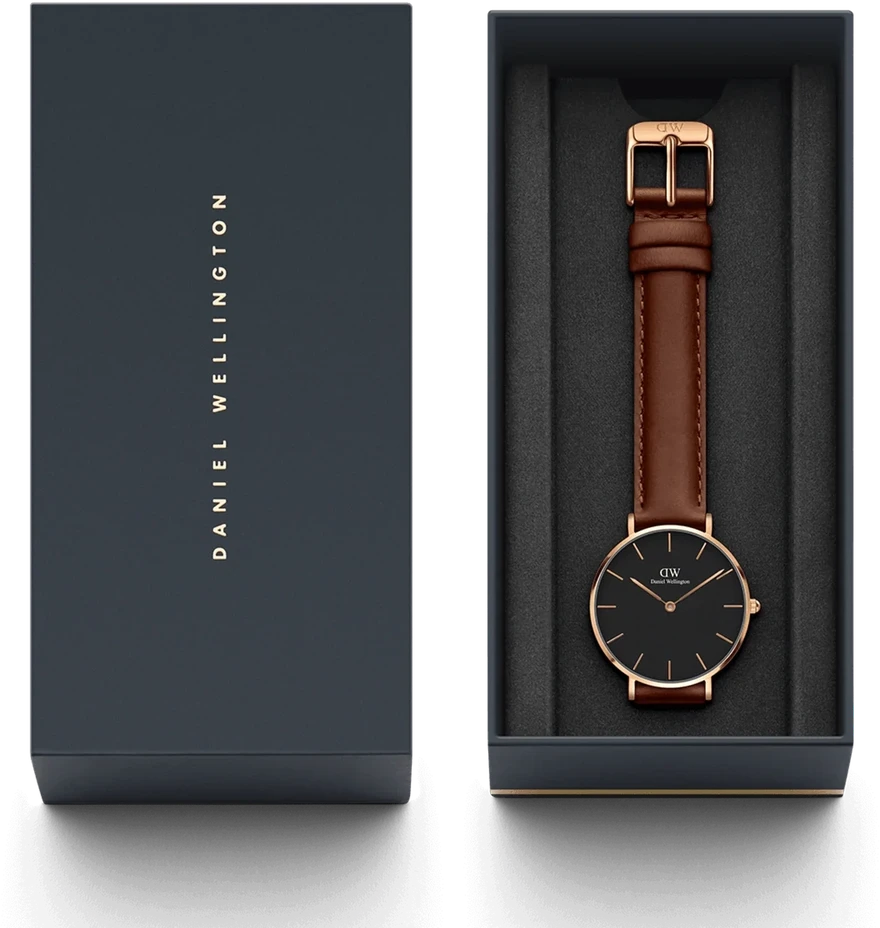 DANIEL WELLINGTON klasikinis Šefildo moteriškas LAIKRODIS DW00100169 + DĖŽĖ