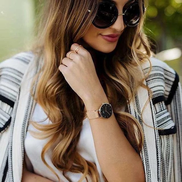 Laikrodis moterims Daniel Wellington DW00100161 - Petite Melrose (zx704a)