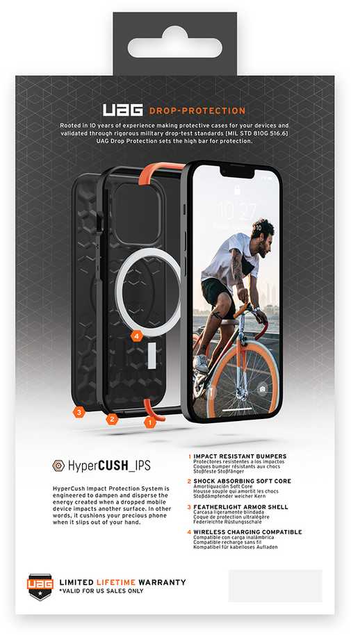 Urban Armor Gear UAG Civilian MagSafe Apple iPhone 14 Pro - dėklas telefonui mėlynos spalvos