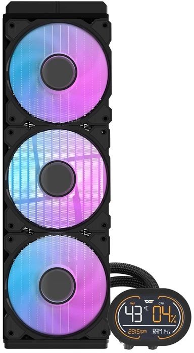 Darkflash DH360D v2 procesoriaus aušintuvas (juodas)