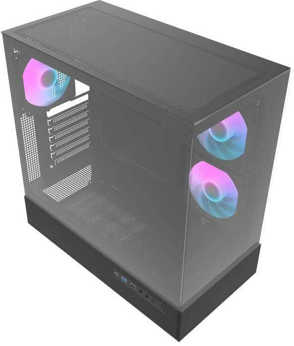 Darkflash DPX90 kompiuterio dėklas (juodas)