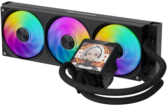 DarkFlash DV360S MAX procesoriaus aušintuvas (juodas)