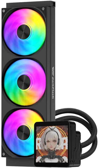 DarkFlash DV360S MAX procesoriaus aušintuvas (juodas)