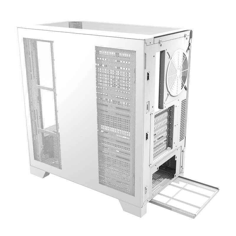 Darkflash DY450 kompiuterio dėklas be ventiliatorių (baltas)