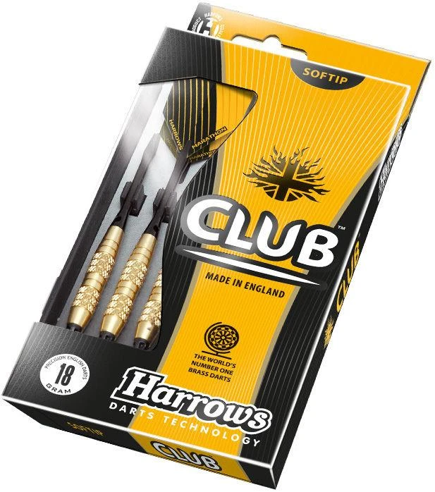 Harrows DartsSoftip CLUB BRASS 7219 3x18gR